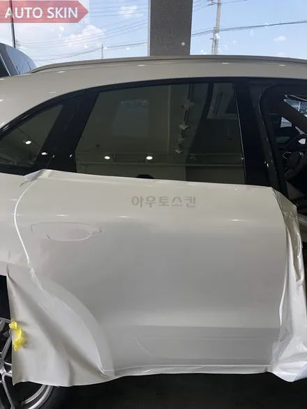 광주랩핑  포르쉐 마칸s 화이트펄 전체랩핑 시공 [광주카스킨,광주마칸랩핑,아우토스킨] / 광주 광산구