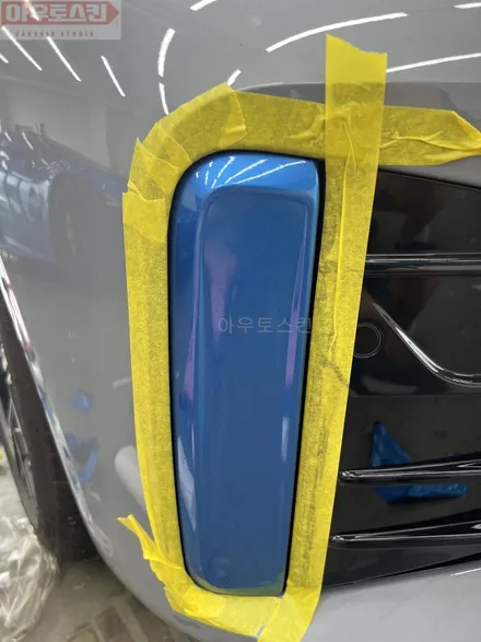 광주랩핑    BMW I4 부분 포인트랩핑 시공 / 광주 광산구