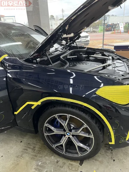 광주ppf   bmw x6 stek다이노쉴드 ppf프론트풀패키지 시공 / 광주 광산구