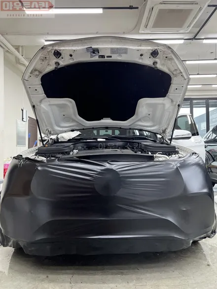 광주랩핑   벤츠glc  3m2080사틴블랙 전체랩핑 시공 / 광주 광산구