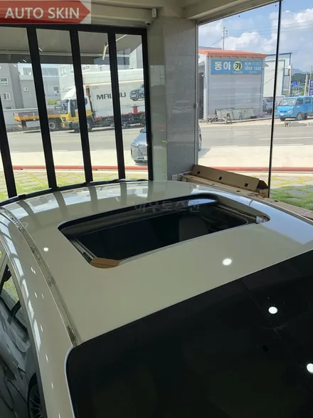 광주랩핑 bmw7시리즈 화이트펄 전체랩핑 시공 [광주랩핑,광주bmw740d랩핑,광주카스킨,아우토스킨] / 광주 광산구 도천동