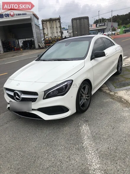 광주라이트필름 벤츠cla라이트필름 시공 [광주랩핑,광주벤츠cla라이트필름,광주카스킨,아우토스킨] / 광주 광산구 도천동