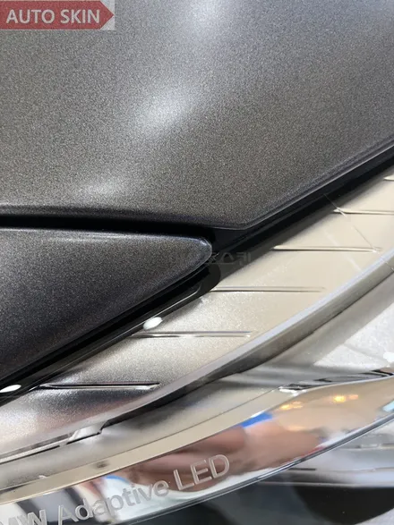 광주랩핑 bmw 7시리즈 사틴그레이 프론트부분 재시공[광주카스킨,광주bmw7시리즈랩핑,아우토스킨] / 광주 광산구 도천동