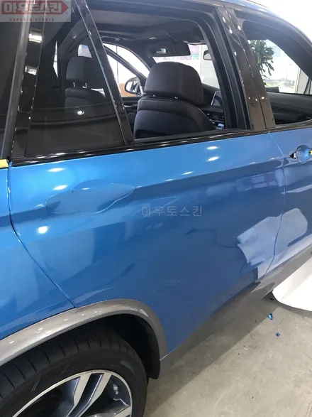 광주랩핑  bmw x5m50d 에이버리슈프림 미드나잇블루 전체랩핑 시공 [광주카스킨,광주x5랩핑,아우토스킨] / 광주 광산구