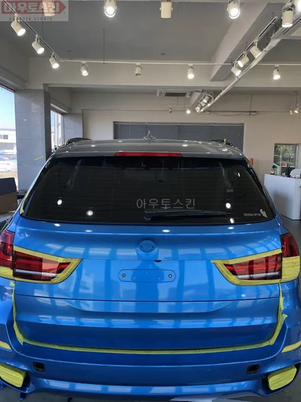 광주랩핑  bmw x5m50d 에이버리슈프림 미드나잇블루 전체랩핑 시공 [광주카스킨,광주x5랩핑,아우토스킨] / 광주 광산구