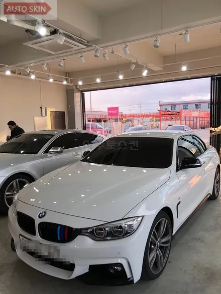 광주랩핑 bmw428i컨버터블 범퍼하단 포인트랩핑 및 키드니그릴m삼선,라이트ppf [광주카스킨,광주bmw428i랩핑,아우토스킨] / 광주 광산구 도천동