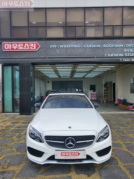 광주ppf  벤츠 c카브리올레 stek다이노쉴드 전체ppf 시공 / 광주 광산구