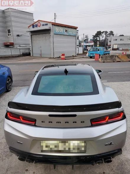 광주블랙ppf루프스킨  카마로ss본넷랩핑 및 루프블랙ppf시공 / 광주 광산구
