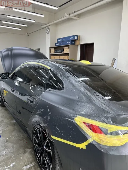 광주ppf    bmw i4m50 울트라핏 레트로매트 무광 전체ppf 시공 / 광주 광산구
