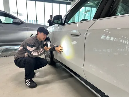 BMW X1 전시장 출장 신차검수 후 썬팅 했어요