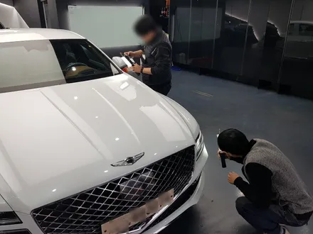 제네시스 G80 우유니 화이트 ★ 루마 버텍스와 콜라보!!