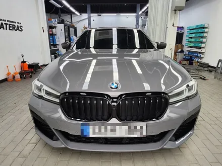 [시흥 블락포디 전문 시공점] BMW 530i 비바스카이블루 썬팅 재시공으로 멋과 열차단까지 모두 잡았어요. / 경기 광명 신촌로