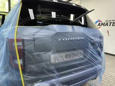토레스 T7 포레스트 그린 ★ 레인보우 V90 + 파인뷰 LX7000 블랙박스 + 생활보호PPF + 유리막코팅 신차패키지 시공 / 경기 광명 신촌로