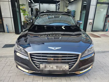 제네시스 G80 열차단이 안되는 기존 필름 제거 후 광명 썬팅 오토스토어에서 재시공 진행했습니다. / 경기 광명 신촌로