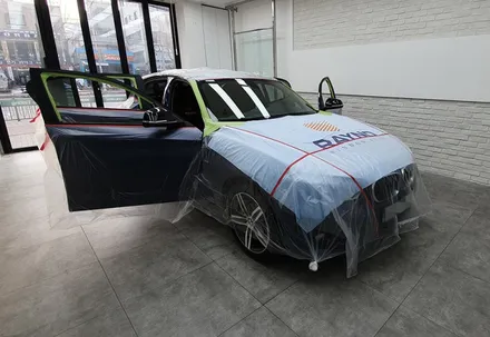 BMW 118d 잘못된 썬팅 재시공 은평구 레이노 구산점 아우토틴팅 / 서울 은평구 구산동