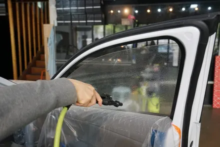 아반떼 썬팅,고퀄리티 작업을 책임지는 카스페이스 대구용산점 작업 / 대구 달서구 용산동