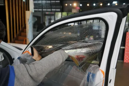 아반떼 썬팅,고퀄리티 작업을 책임지는 카스페이스 대구용산점 작업 / 대구 달서구 용산동