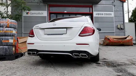 E63 AMG 디퓨저 파손!! 말끔하게 수리하기 // W213 E63 AMG디퓨저