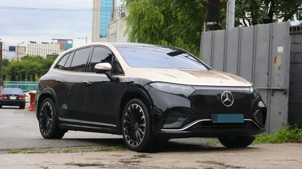 벤츠 EQS SUV 580 마이바흐 그릴 교체 & 사이드 스텝 장착 동시 작업기