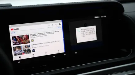벤츠 G바겐 G63(W463b) 터치가 지원되는 카블릿으로 유투브 보기!
