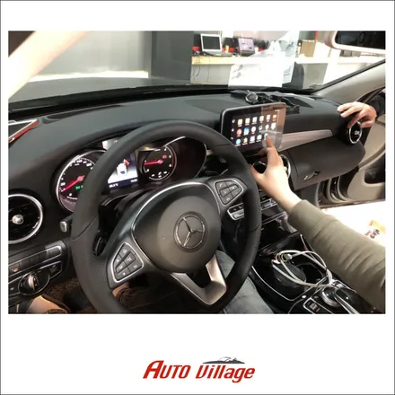 벤츠 C클래스 안드로이드 A-LINK / AUX 작업