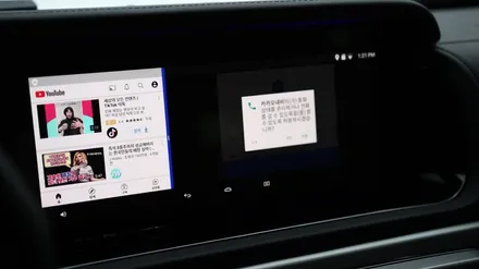 벤츠 G바겐 G63(W463b) 터치가 지원되는 카블릿으로 유투브 보기!