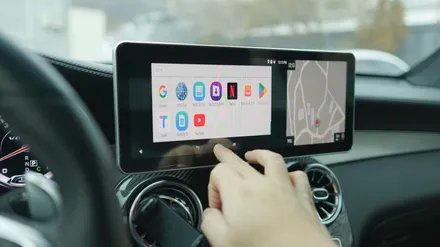 벤츠 GLC63 AMG 18년식 모델에 페이스 리프트 전 디지털 계기판을 장착해 줬습니다. // W222 전기형 계기판// 12.3인치 모니터와 카블릿M2C // X253