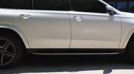 벤츠 GLS 400d 파손 된 범퍼/ 사이드 스탭 중고 제품으로 가성비 좋게 교체했어요~ // x167 중고 범퍼