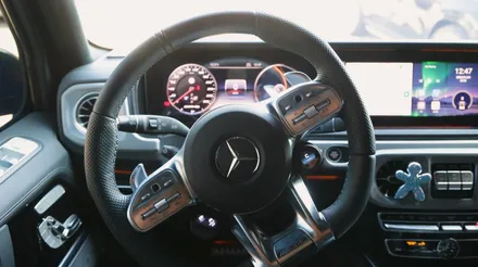 벤츠 지바겐 G63 AMG 열선핸들 옵션을 순정으로 추가했어요~ // W463b