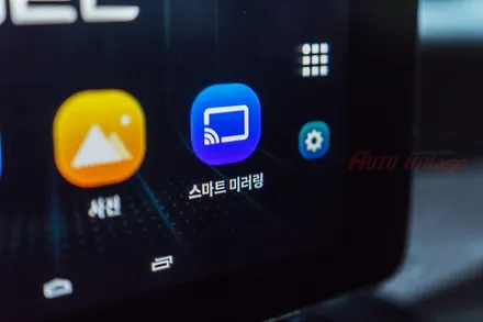 GLC350e 안드로이드 M2C200A 장착 텐션업된 실내