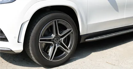 벤츠 GLS400 마이바흐 바디킷 화이트 바디 투톤 도색 사례! X167 GLS 마이바흐 투톤 래핑