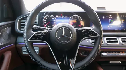 벤츠 GLS450 잠자리 핸들을 가오리 핸들로 교체했어요~ //X167 순정 틀 540만원!!