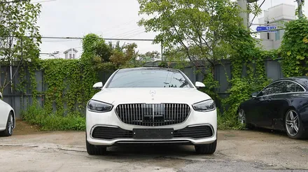 벤츠 S450 범퍼교체 없이 마이바흐st 세로 그릴 장착해주기! w223