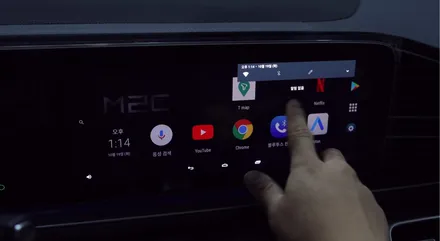 벤츠 GLE350 W167 네비게이션 끝판왕 카블릿 M2C 장착해주었습니다.