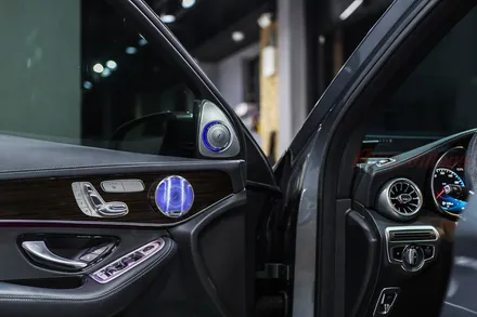 벤츠 GLC(X253) 화려한 실내 앰비언트와 공기청정기 지에어!