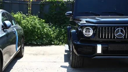 벤츠 G63(W463b) 전동사이드 스텝! 긴거!? 짧은거!? 둘다 보여드립니다.