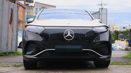 벤츠 EQS SUV 580 마이바흐 그릴 교체 & 사이드 스텝 장착 동시 작업기