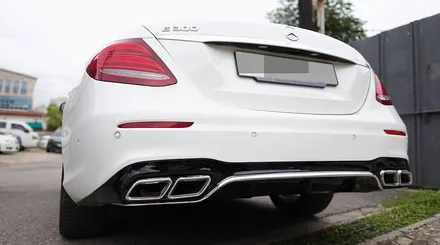 E63 AMG 디퓨저 파손!! 말끔하게 수리하기 // W213 E63 AMG디퓨저