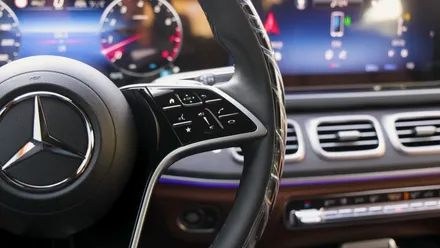 벤츠 GLS450 잠자리 핸들을 가오리 핸들로 교체했어요~ //X167 순정 틀 540만원!!