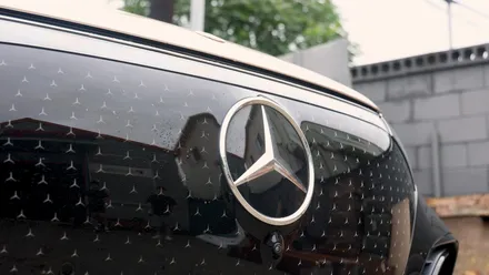 벤츠 EQS SUV 580 마이바흐 그릴 교체 & 사이드 스텝 장착 동시 작업기