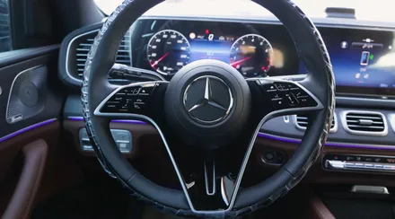벤츠 GLS450 잠자리 핸들을 가오리 핸들로 교체했어요~ //X167 순정 틀 540만원!!