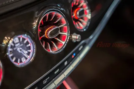 벤츠 S650(W222) 마이바흐 3D 부메스터 무빙 트위터와 엠비언트 송풍구 튜닝 작업