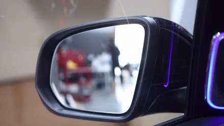 벤츠 GLS400 X167 순정 와이드미러 교체 작업과 부메스터 엠비언트 트위터