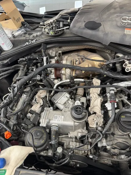 아우디 3.0 TDI 고질병인 냉각수 누수 수리. / 경기 파주