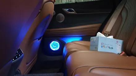제네시스 G80 송풍구 엠비언트와 엠비언트 추가 확장시공, 원조 시공의 퀄리티는 만나보세요^^