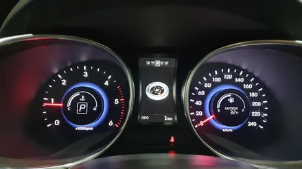 싼타페DM 슈퍼비젼 클러스터와 타이어공기압경보 TPMS 장착