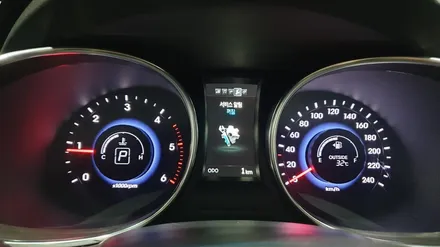 싼타페DM 슈퍼비젼 클러스터와 타이어공기압경보 TPMS 장착
