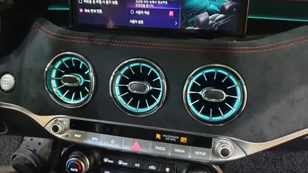 스팅어 K9 스피커엠비언트, 벤풍구 엠비언트 알칸타라와 조합해보아요^^