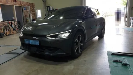 EV6 더블 어스작업, 블랙유광가니쉬  에어에서 어스로 2대 동시시공