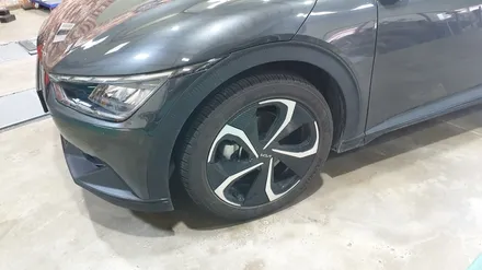 EV6 더블 어스작업, 블랙유광가니쉬  에어에서 어스로 2대 동시시공